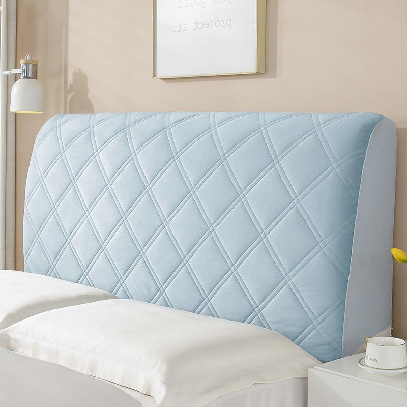 

Elastic All-wrap Headboard Cover Anti-dirty Thicken Comfortable Backres Slipcover Latex Universal Protective Cover Home Supplies 120CM