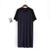 Pigiami da Uomo Estivi Sottili in Modal Monopezzo Vintage Pigiami Cuciture di Mezza Lunghezza Loungewear Pigiami Scollo a V Loungewear