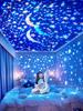 21 types of projection films included. A home planetarium projector for children, featuring stars, moon, and ocean. A popular, high-quality projector