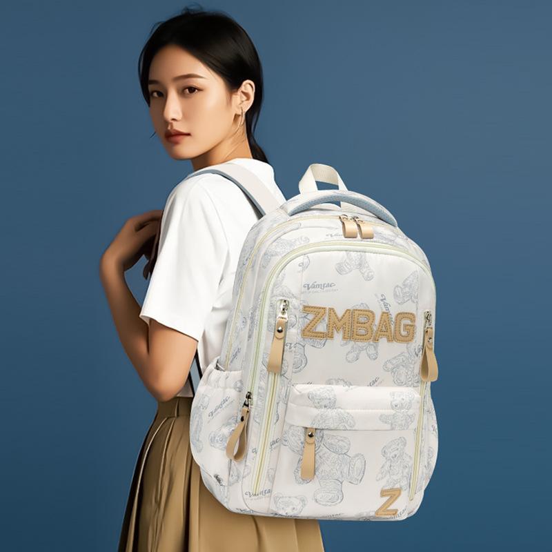 Fashion Graffiti Backpack Men's and Women's Leisure Travel Large Capacity Backpack Versatile Middle School High School University