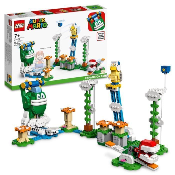 LEGO Super Mario 71409 Ensemble d’Extension Le Défi Du Maxi-Spike Sur Un Nuage, Jouet