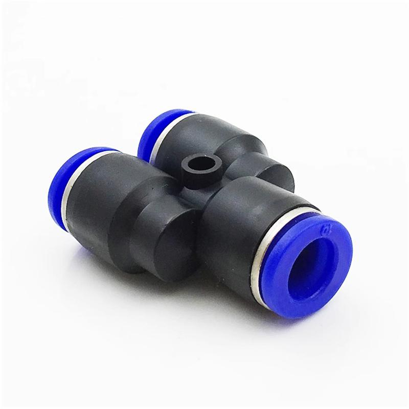3 Way Port Y Shape Air Pneumatic Pipe Fittings 4mm6mm 8mm10mm12mm Plastic Connector Fitting Quick Push Connecting PY PW Connect
