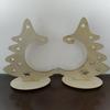 Wood Slices with Stand Natural Unfinished Christmas Wooden Tree Star Crafts for Christmas Ornaments