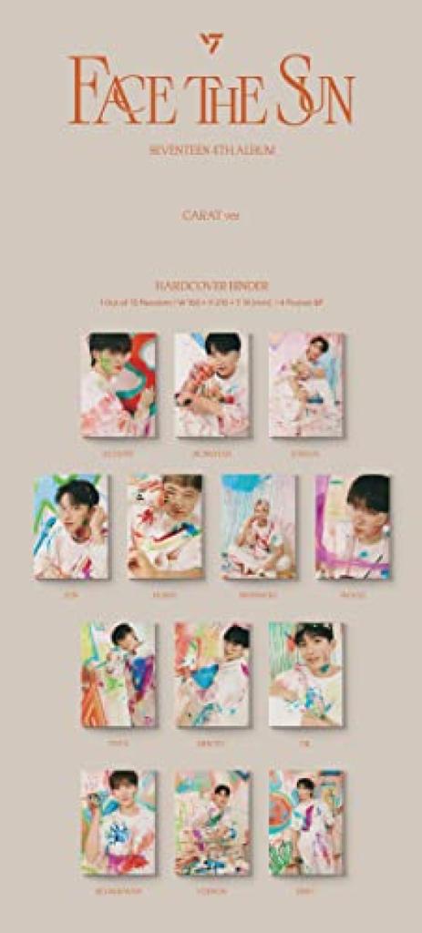 Photo SEVENTEEN Face the Sun Korean Edition Signed Photo [Dino ver.] [Signed Included] - (CARAT ver.) [Additional Bonus Included]