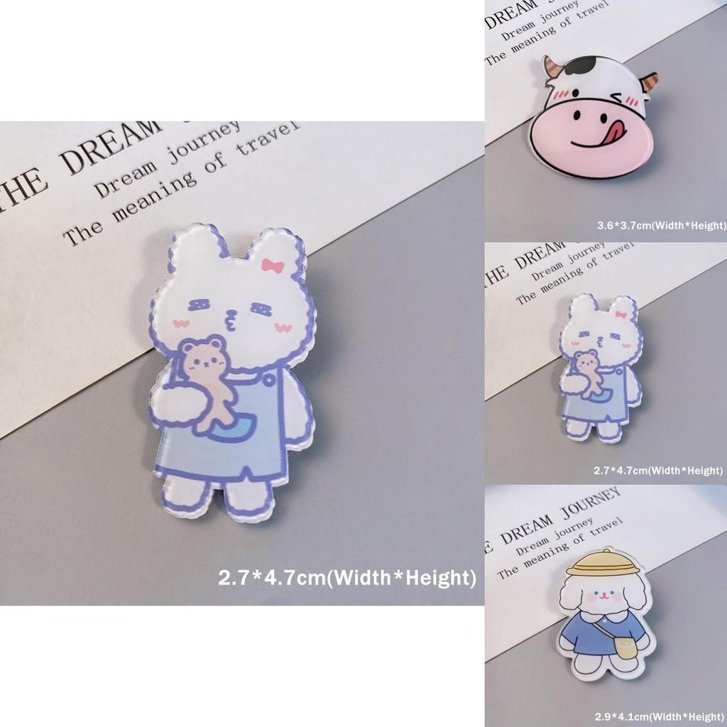 Charming Dog Rabbit Cow Pins For Backpacks Satchels And Wallets Decorations