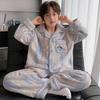 Jungen Warmes Korallenfleece Pyjama-Set Langarm Verdickt Hausanzug Kinder Winter