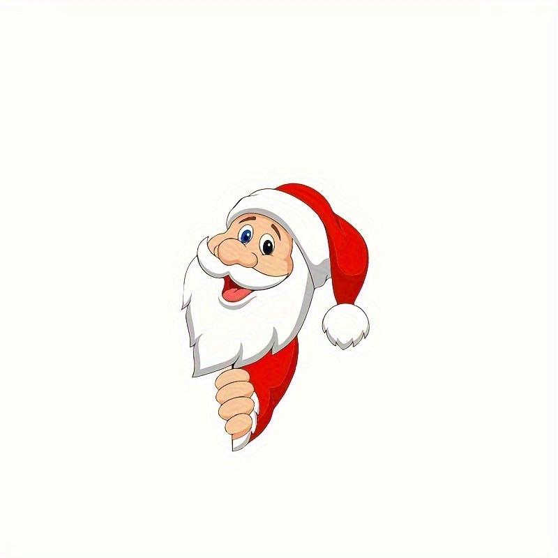 Christmas Car Decal Sticker Creative Window Bumper Sticker with and for Holiday Vehicle Decoration