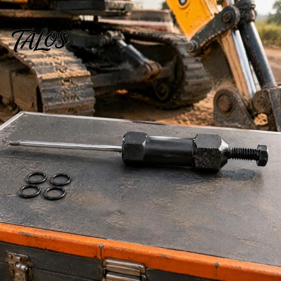 Clogged Grease Zerk Cleaner Fitting Cleaning Tool, Clears Fittings by Hydraulic Pressure, Heavy Manual Clearing Tool Duty Unclogger, Nipple