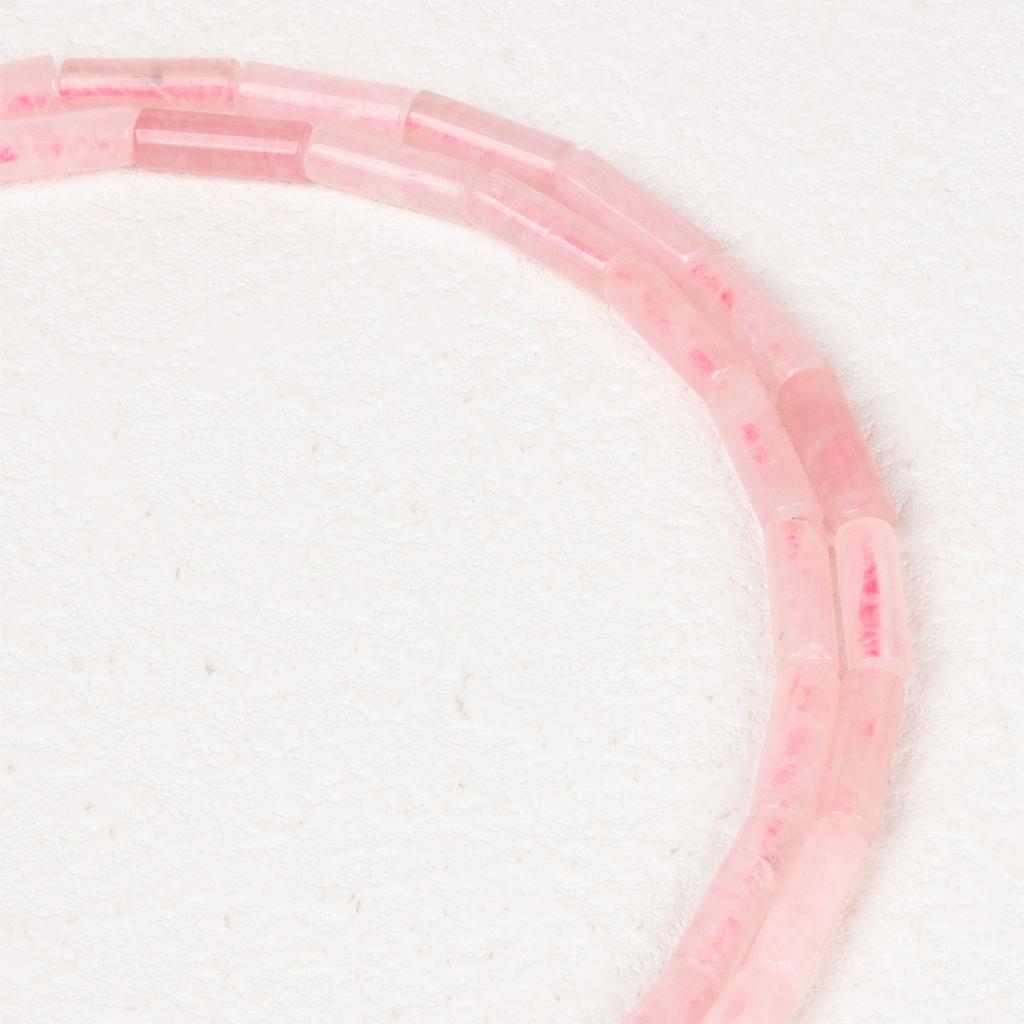 4 * 13mm round tube loose beads, crystal, agate, cylindrical round tube loose beads, semi-finished products, DIY jewelry, accessories