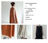 Korean Sleeveless Loose Fit Cotton Linen Dress with Wide Hem