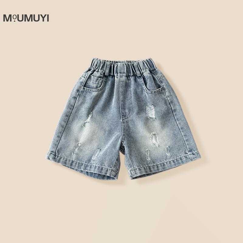 

Комплект модной летней одежды для мальчиков 2025 с футболкой с коротким рукавом - Крутая детская одежда 110 cm