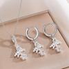 2026 Jewelry Set, European and American Star-picking Bear Necklace, Light Luxury Niche High-end Earrings, Earrings, Jewelry.