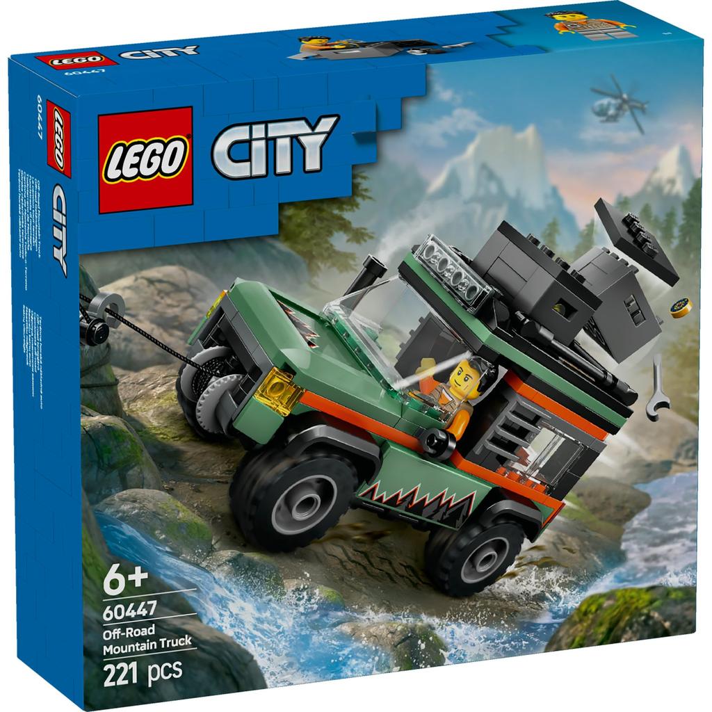 LEGO City Camion Fuoristrada 4WD Montagna Giocattolo Mattoncino Educativo6789Veicolo Auto Macchinina 60447