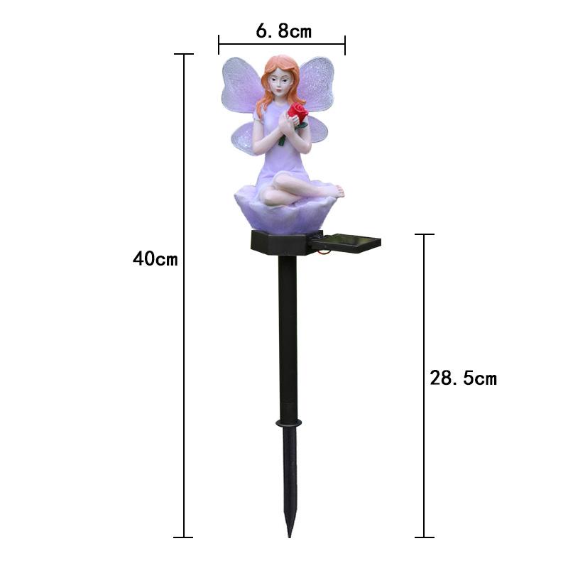 

LED Solar Flower Fairy Light Outdoor Waterproof Stake Lamp for Home Garden Lawn Courtyard Flowerpot Potted Plants Festival Decor