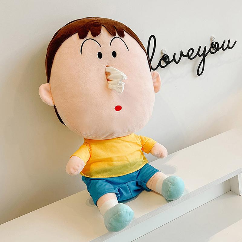 Cute Anime Doll Tissue Box Funny Sense Of Design Creative Keychain Couple Bag Pendant Ornament Girls Lovely Gift