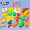 Fruits&Vegetable Model Kitchen Pretend Play Cutting Toys Children's Cooking Simulation Food Christmas Gift For Kids Toddlers