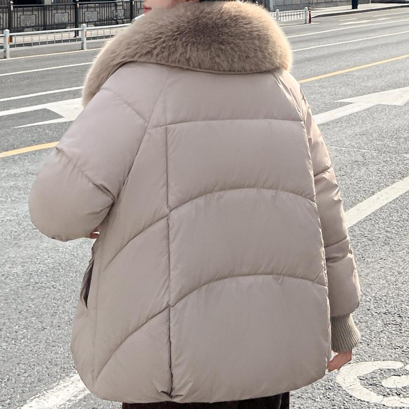 Plus Size Kobiety Zimowe Płaszcze Z Kapturem Odzieży Ochronnej Moda Luźne Sztuczne Futro Kołnierz Grube Ciepłe Kurtki Dla Kobiet Parka
