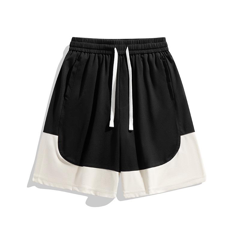 High Quality Summer Patchwork Shorts for Men and Teenagers, Capris, Casual Loose Shorts, Trendy and Versatile Shorts for Men and Women