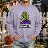 Men's Halloween Printed Long Sleeve T-Shirt Unisex Crewneck Casual Sports Top