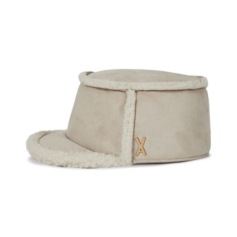 VARZAR VA Stud Mustang Bellboy Cap Beige