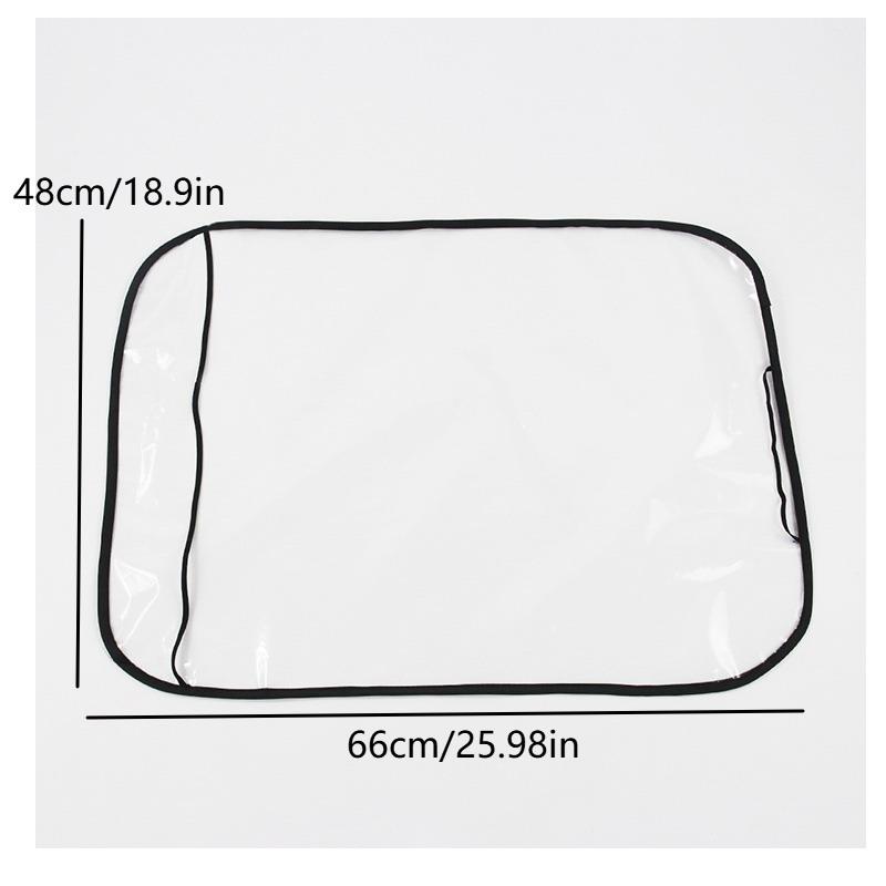 Anti Kick Car Seat Back Cover Dirt Proof and Waterproof Mat for Protecting Vehicle Interior from Mud and Stains