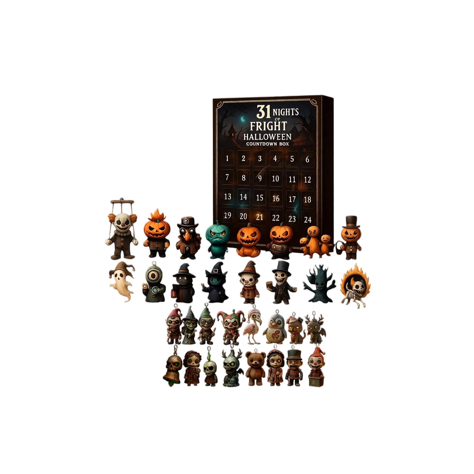 Halloween Countdown-Kalender 31 Tage voller Überraschungen One Size black