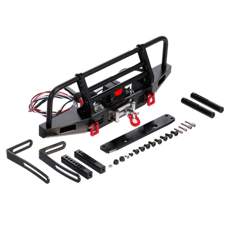 RC Model Car Bumper Metal Set for Car Toy 1/10 Accessories for SCX10 TRX4 for Toy Car