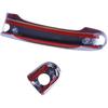 1 Pair Car Chrome Front Left Right Side Door Handle Cover Cap Trim Fit for VW New Beetle 1998-2004 2005 2006 2007 2008 2009 2010 Accessories