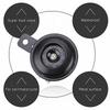 Precise Universal Waterproof Motorcycle Electric Horn 2PCS Loud 12V 1.5A 105Db Round Speaker Signal Horn Speakers