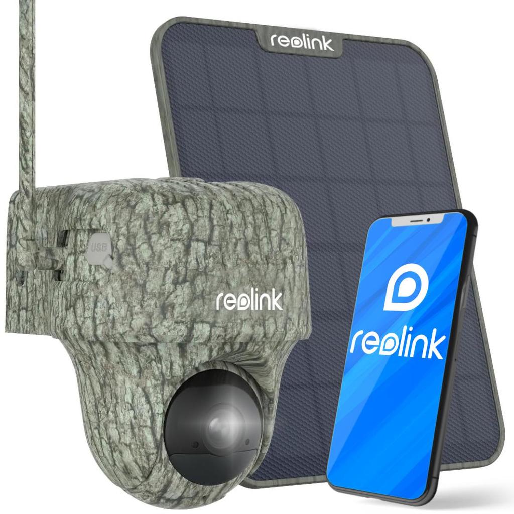 Telecamera IP Reolink Serie GO G450 più pannello solare 2 3G/4G LTE