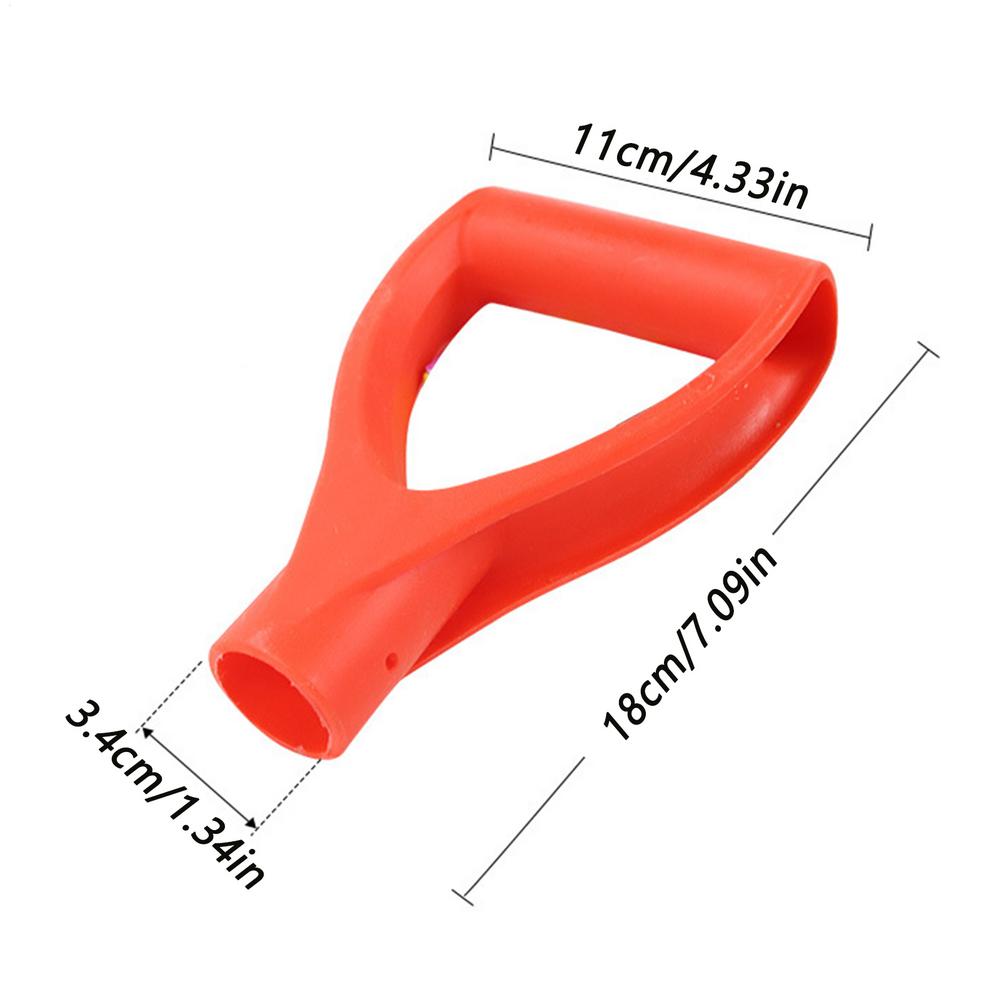 Snow Shovel Handle D-Shaped Grip Plastic Shovel Handle Replacement Ergonomic D Grip Hanlde For Digging Raking Snow Scoop Yard