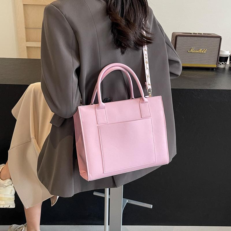 Summer Broadband Tote Bag One-shoulder Handbag Bag Light Luxury Simple Commuting Women One-shoulder Crossbody Bag Women