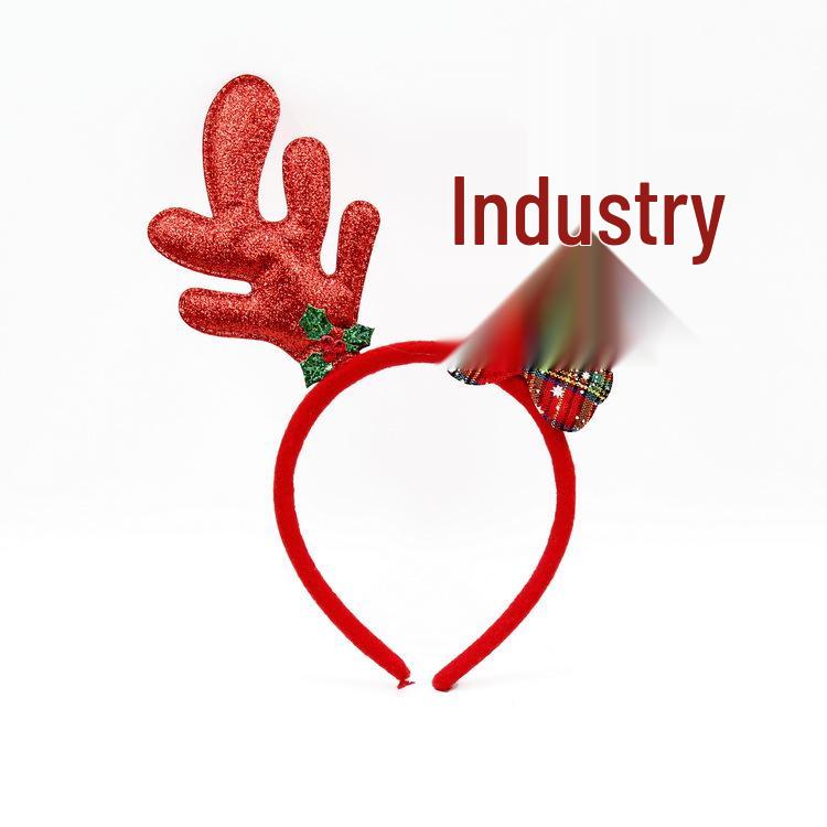 Christmas Party Headband: Antler & Snowman Design for Adults and Kids