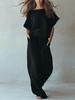 Women's 2026 Summer European & American Casual Linen Suit - Loose Drape Two-Piece Set