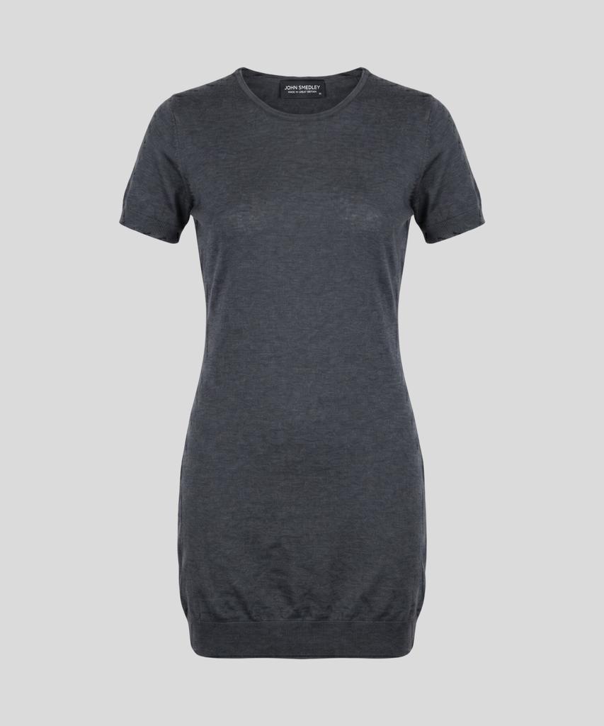Jonseumedeulli Gail Classic Half-Sleeve Midi Dress Sea Island Cotton Knit Heritage 7 Colors
