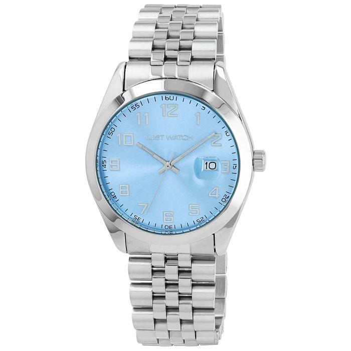 Montre homme - Harald - Cadran bleu - Boîtier 42 mm - Bracelet acier 22 mm