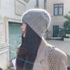 Knitted Hat Women's Autumn and Winter Elegant Stacking Wool Hat Cute Butterfly Ear Protector Headhat