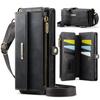 Applicable To iPhone11ProMax Card, Mobile Phone Case 11 Zipper Wallet 11 Flip Cover Leather Case 11 Protective Case 11 Tide