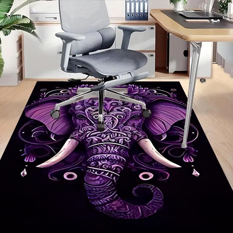 1pc elephant pattern Carpet, Office Rug Outdoor Mat Home Decor Area Carpet Festival