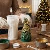 Easy Release Tree Shaped Candle Mold Handmade Christmas Ornament Mold  Gifts