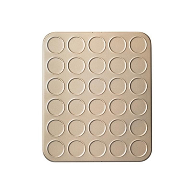 30 Cavity Nonstick Macaron Cookie Bakewares 30 Cavity Macaron Pans Efective Baking Sheet for Fast and Even Baking Result 1