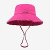 Autumn and winter hat women's large brim showing face small bucket hat versatile basin hat high sense solid color bucket hat
