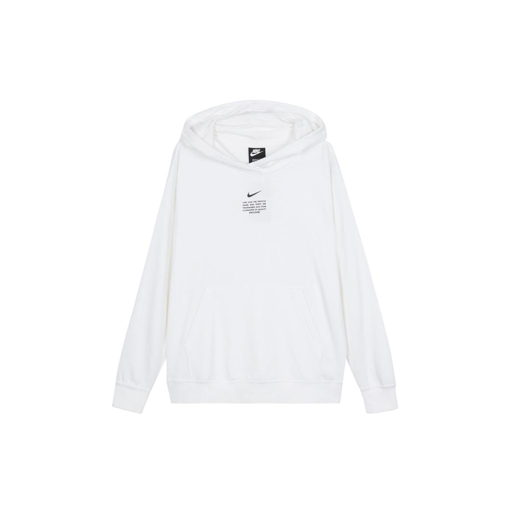 Nike Sportswear Swoosh Pullover Long Sleeve Hoodie Women Tops White DJ6948-100