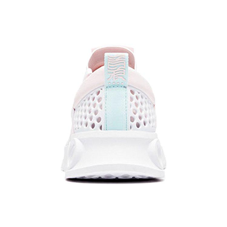 Anta Cushioning Slip Resistant Abrasion Resistant Low Top Running Shoes Women's Pink Blue White 12928888-5