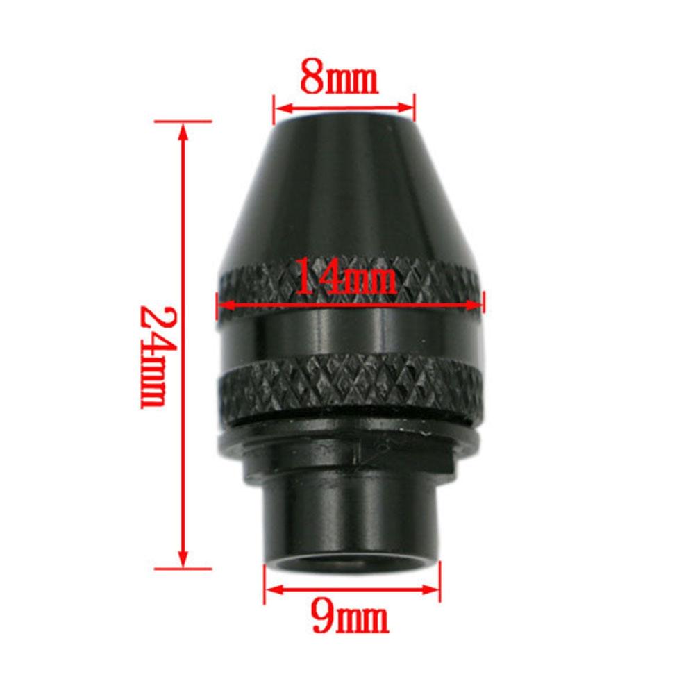 Easy And Quick Accessory Replacement With Keyless Drill Chuck For Rotary Tools