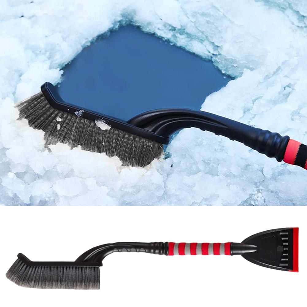 Car Snow Brush and Ice Scraper Auto Windshield Snow Cleaning Tool Detachable Design Snow Shovel Long Foam Grip for Cars