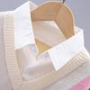 Girls' Knitted Two-Piece Sweater - Spring/Autumn Spliced Style for Children