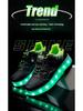 Kids' Luminous Roller Shoes: Four-Wheel Skates for Girls & Two-Wheel Retractable Skates for Boys