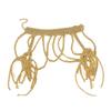 Elegant Women's Metal Choker Necklace - Versatile Fashion Accessory for Parties and Weddings