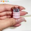 1 Set Doll Accessories Playthings 1/12 Dollhouse Miniature Simulation Makeup Brush Pen Holder Figure Decoration Scene Decoration